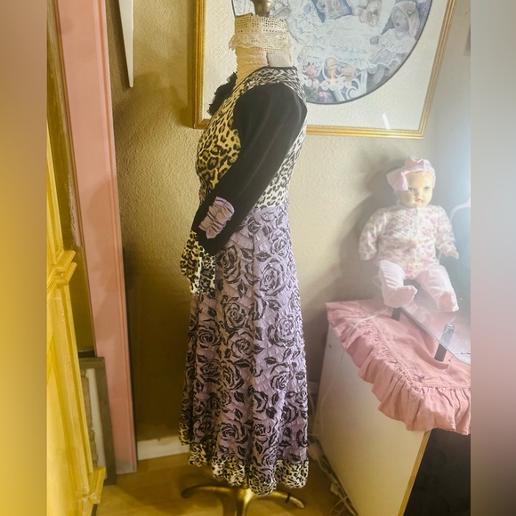 SOLD Girls Punchy Purple Rosetta size 14 dress in progress - Picture 5 of 5